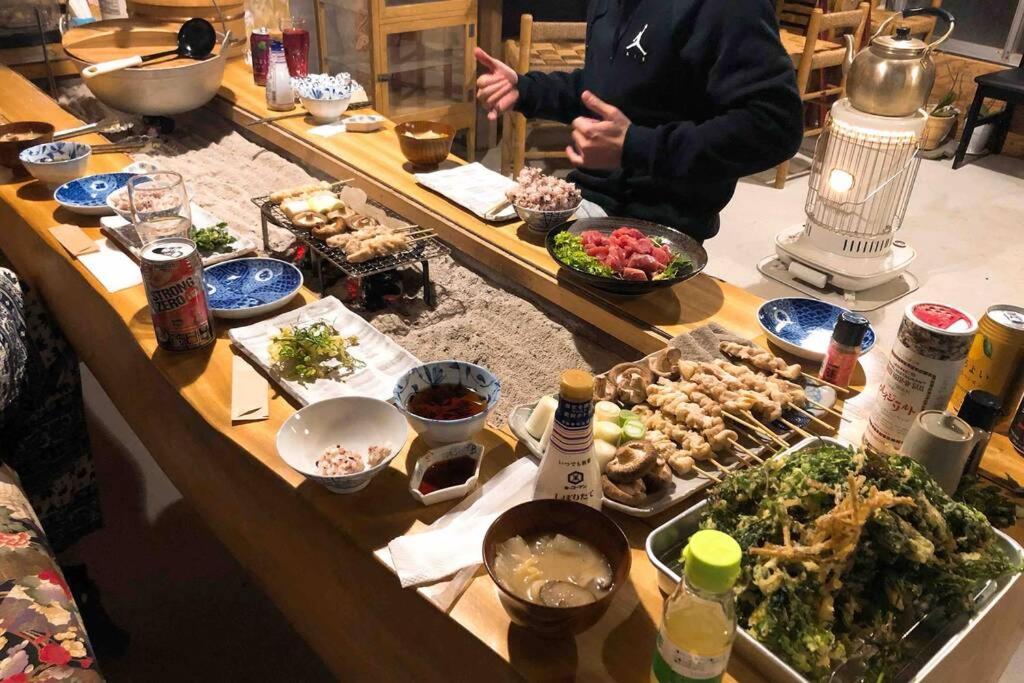 ゲストハウス+カフェわ　１日１組限定！ 築１００年の農家の古民家で宿泊体験、薪でお風呂沸かせます。焚き火もできます。 Kannami 외부 사진