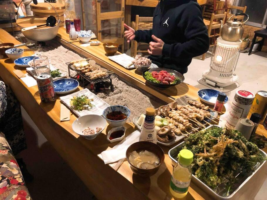 ゲストハウス+カフェわ　１日１組限定！ 築１００年の農家の古民家で宿泊体験、薪でお風呂沸かせます。焚き火もできます。 Kannami 외부 사진
